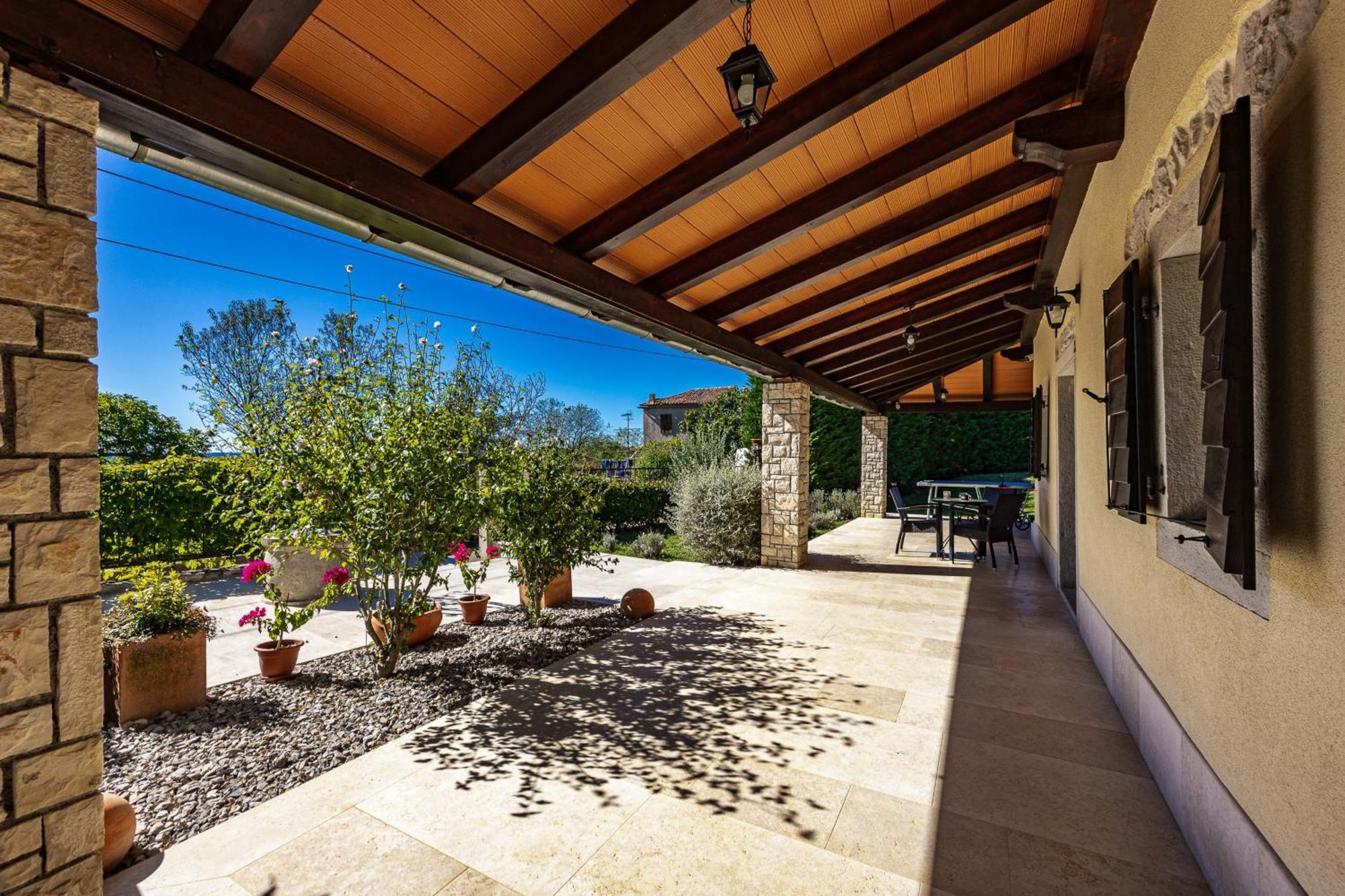 Charming Villa Antoana For Families And Kids In Labin - Rabac With Children Playground & Private Pool Exterior foto