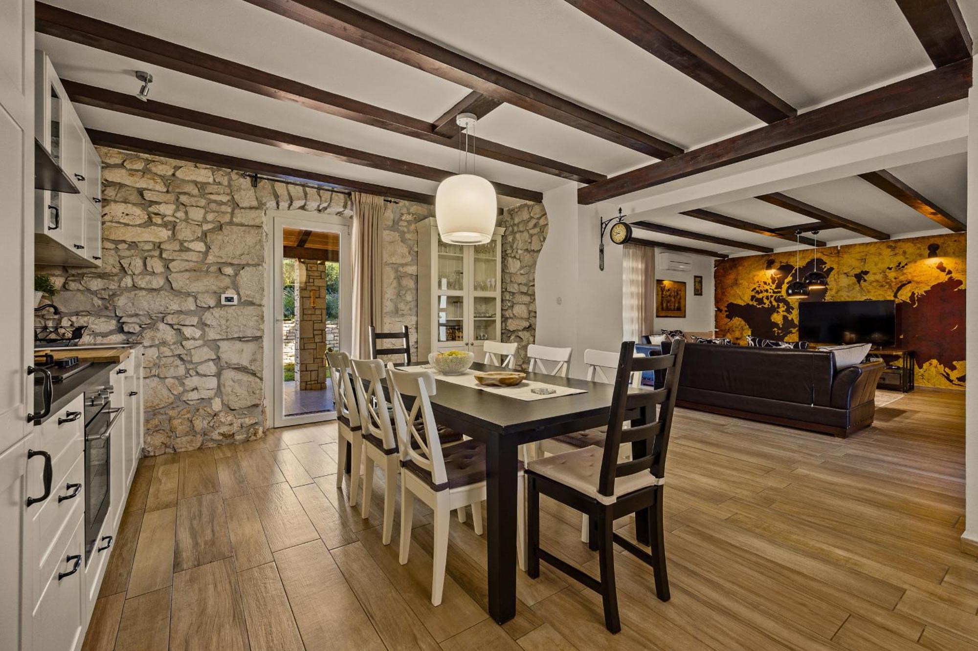 Charming Villa Antoana For Families And Kids In Labin - Rabac With Children Playground & Private Pool Exterior foto