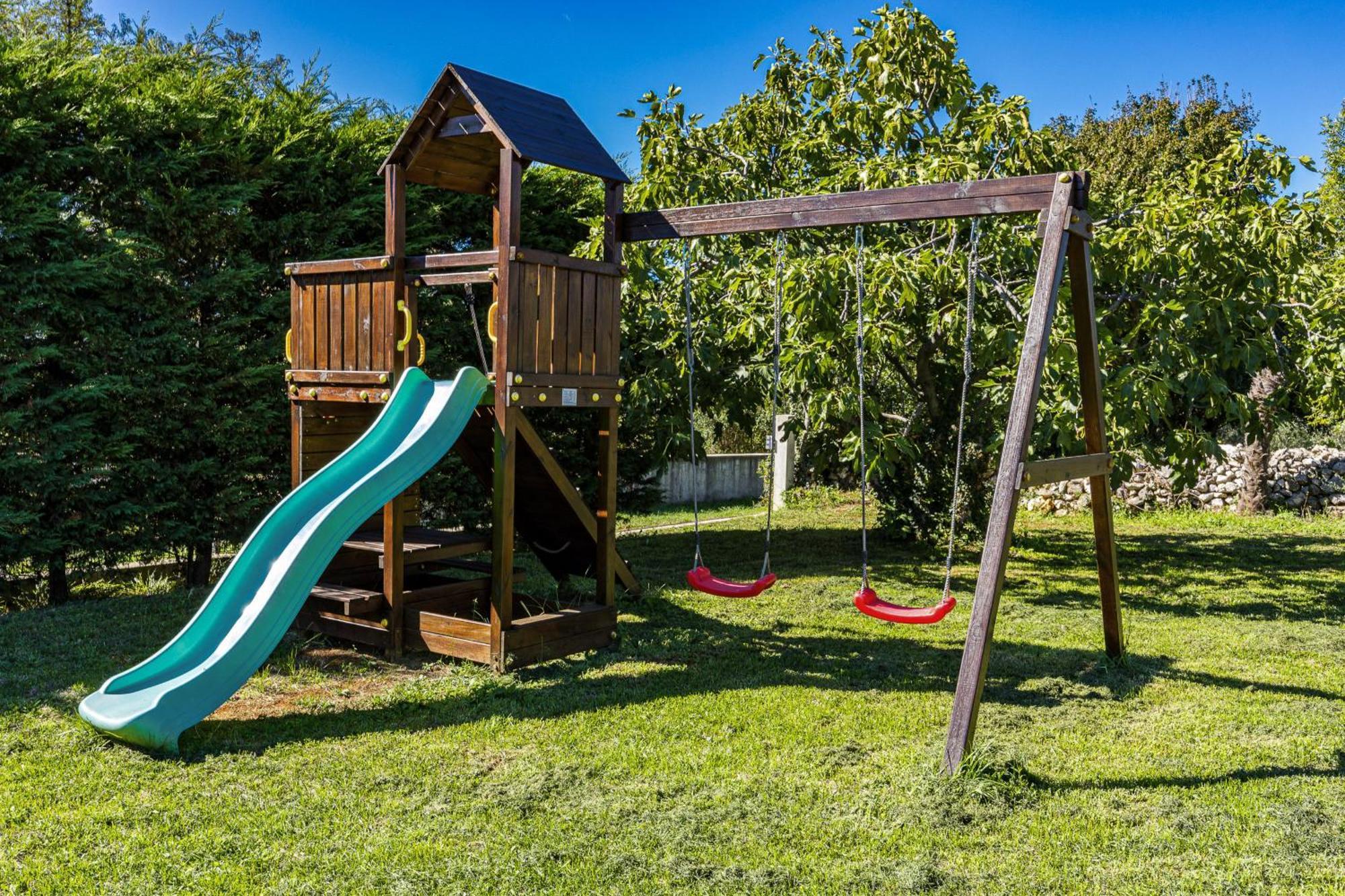 Charming Villa Antoana For Families And Kids In Labin - Rabac With Children Playground & Private Pool Exterior foto